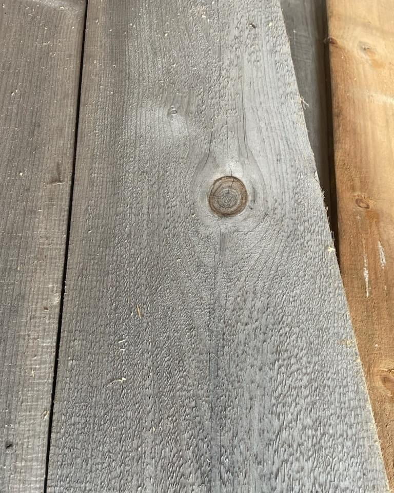 Silver Circle Sawn - wall panel