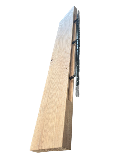 Circle Sawn Floating Shelves "60" Inch with Bracket Mounts