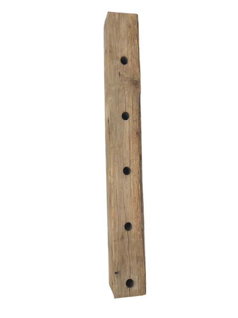 7 7/8 " x 8" x 69 " Natural Sanded Reclaimed Wood Mantel / Barn Wood