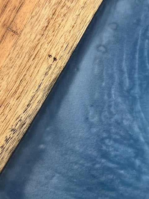 Custom Charcuterie Boards Blue / Light Wood