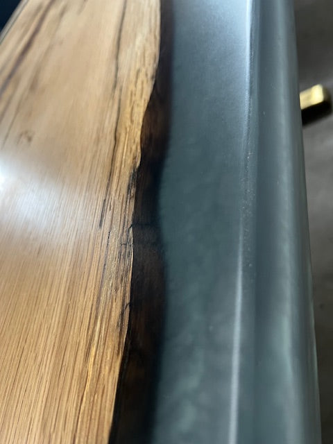 Silvery-Sage Epoxy White Oak River Table