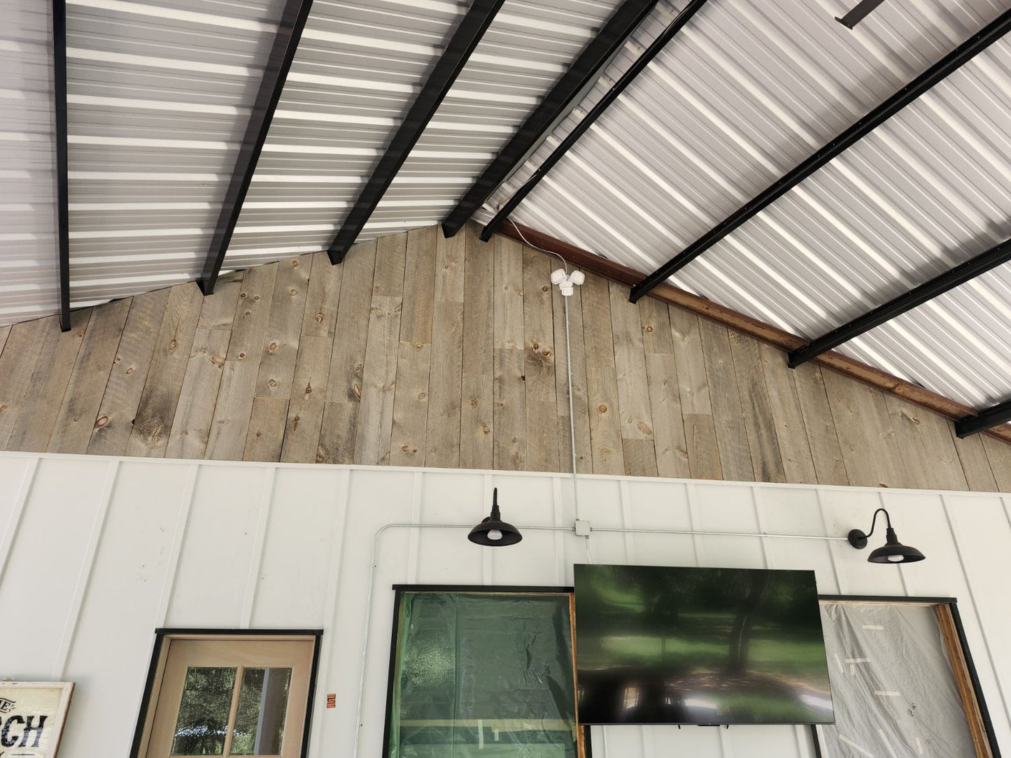 Silver Circle Sawn - wall panel