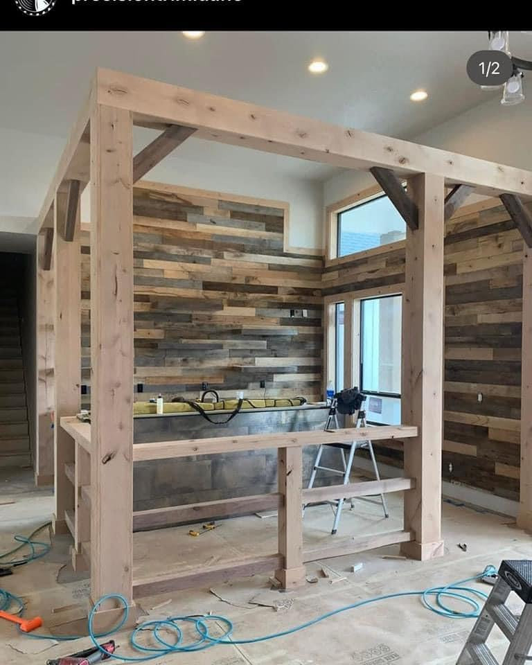 Reclaimed Brown Board - Wall Panel