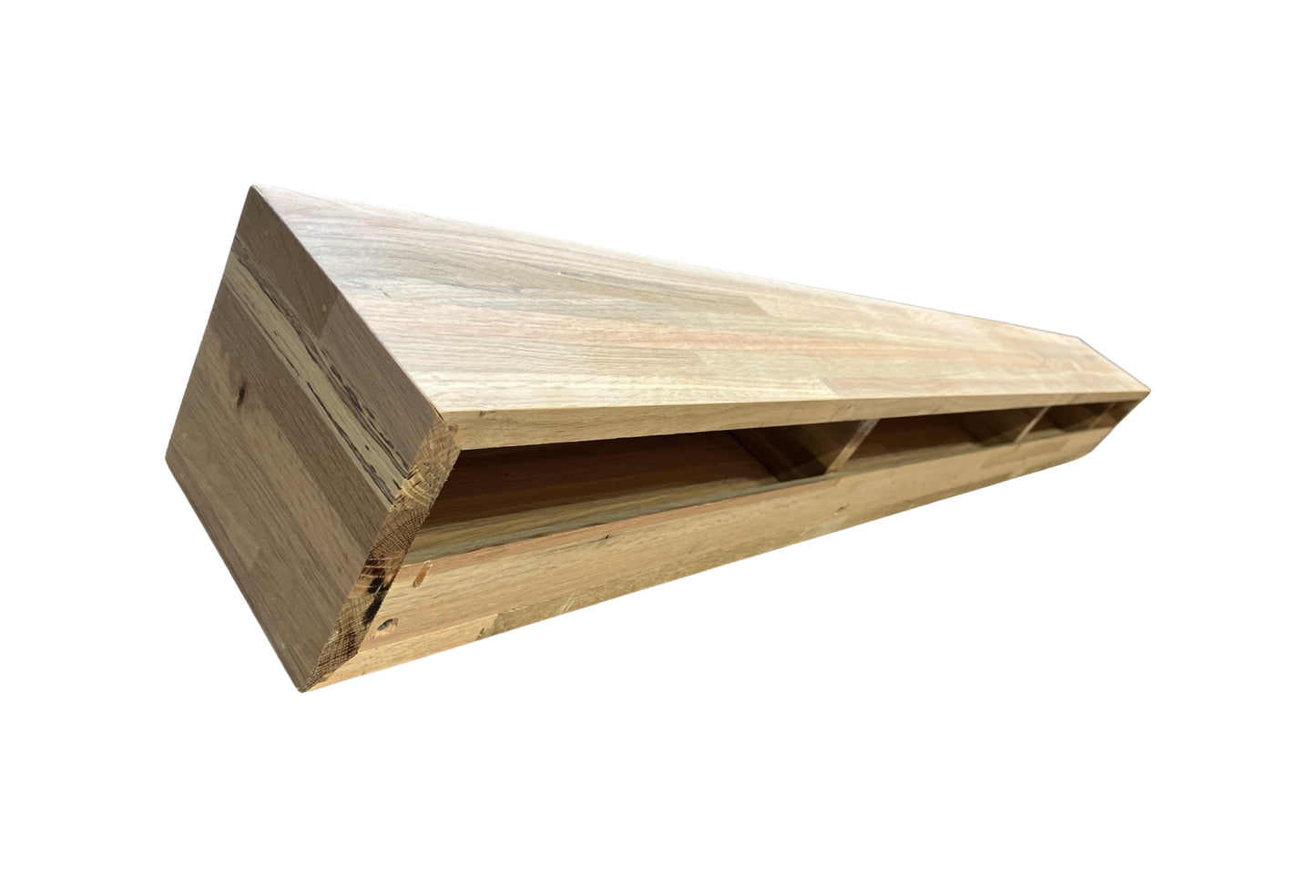 8x8x60 Reclaimed Cargo Board - New Mile Oak Mantel