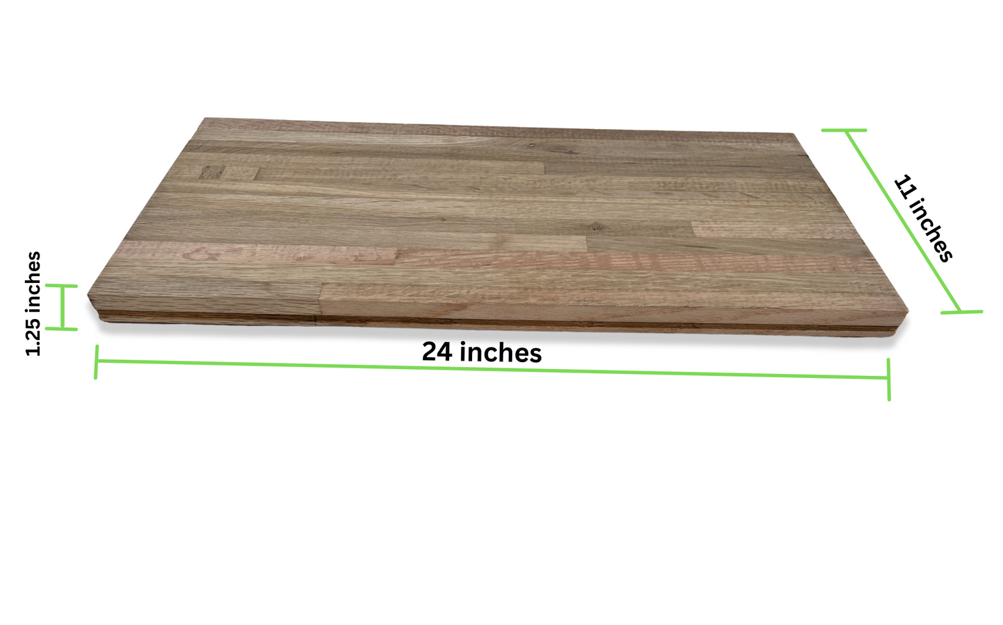 New Mile Oak Reclaimed Cargo Board Flooring Butcher Block Style Shelves