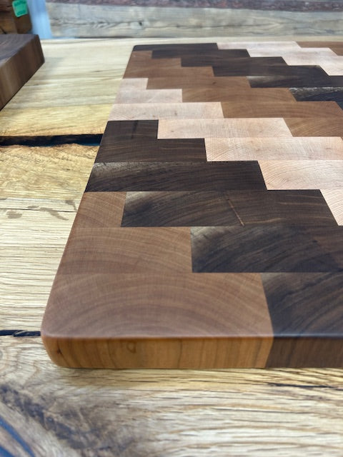 Custom Wood Charcuterie Dark and Light Wood