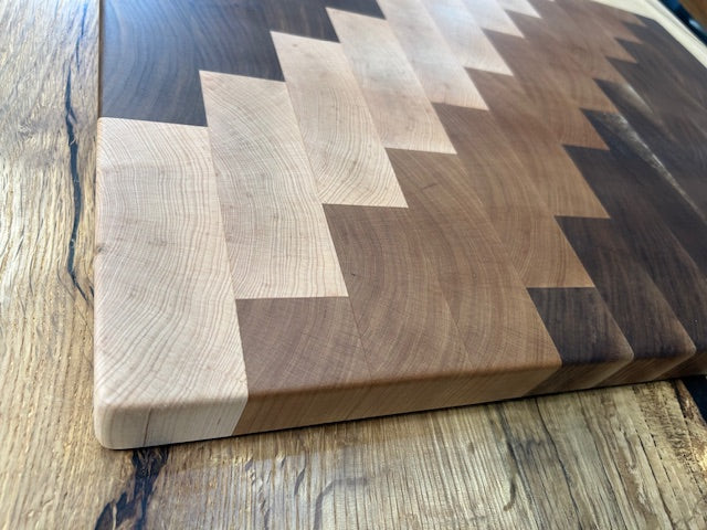 Custom Wood Charcuterie Dark and Light Wood