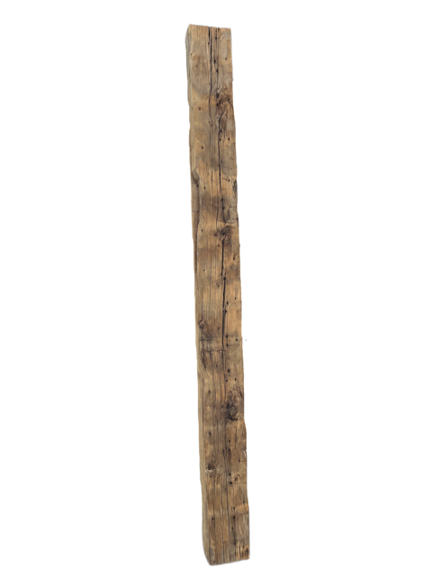 7 7/8 " x 5 3/4 " x 95 3/4 "   Reclaimed Wood Mantel /  Barn Wood4040