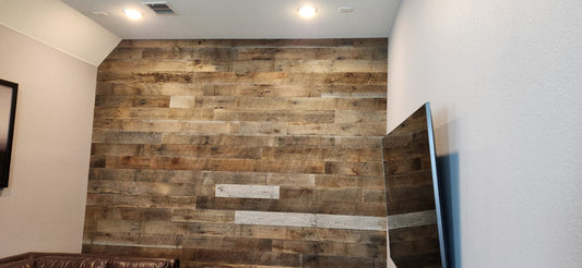 Weathered Rustic White Oak - Wall Panel