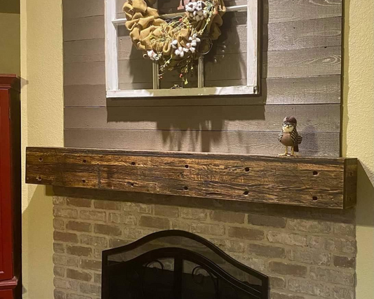 Reclaimed Cargo Board - Million Mile Oak Mantel  - Custom Sizes